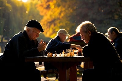 Photo by Val Vesa on Unsplash. Chess has mental health benefits.