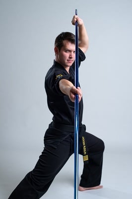 Jackson Rudolph Team Paul Mitchell Karate Signature Series Bo Staff Century Martial Arts