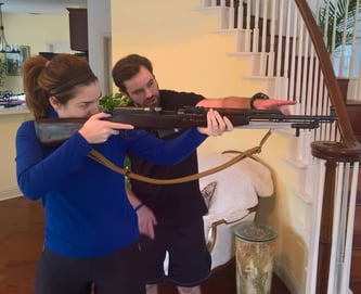 William Tresten teaching firearm self-defense.