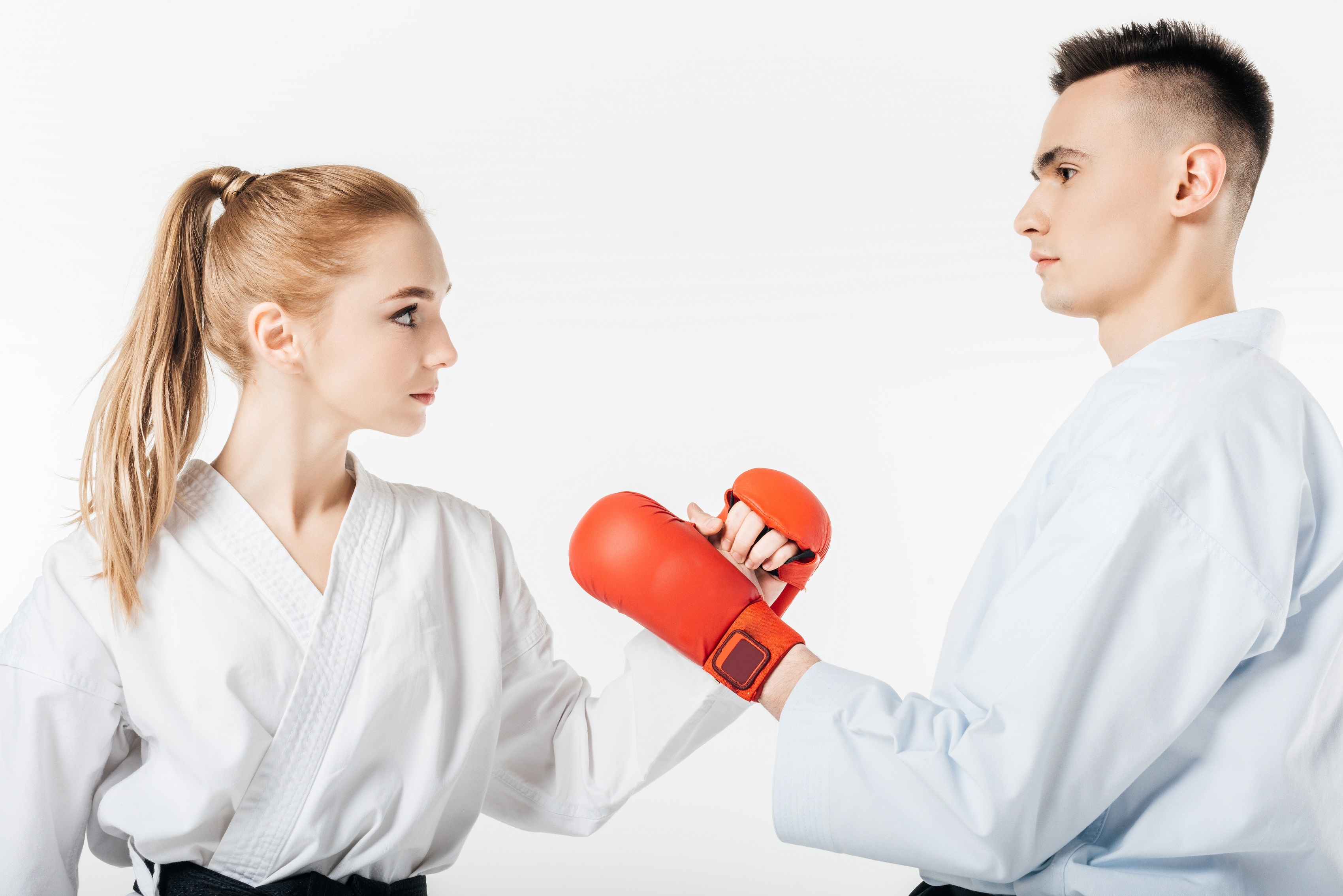 karate sparring gloves youth