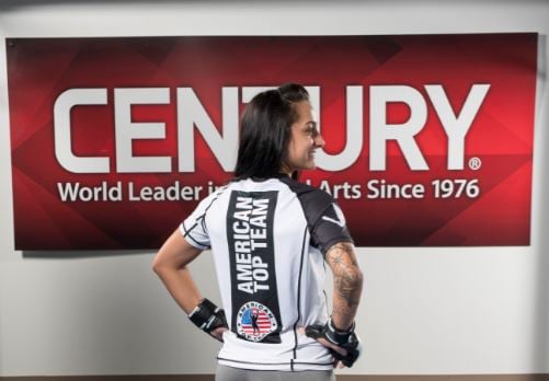 An example of a custom rashguard for American Top Team of Oklahoma City.