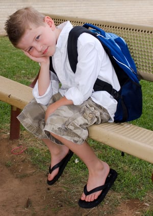 "Hey, Mom, I was thinking -- what if I skip karate today and play video games instead? Okay?" "Hey, Mom, I was thinking -- what if I skip karate today and play video games instead? Okay?"