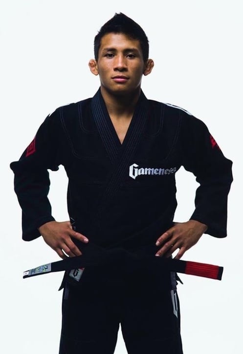 Lucas Pinherio, member of the Gameness Brazilian Jiu-Jitsu Pro Team.