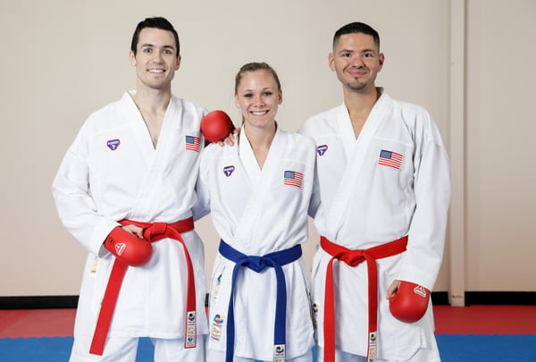 (left to right) Tom Scott, Jenna Brown, and Adrian Galvan.